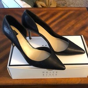 WHBM Ella Wavy Leather Pump